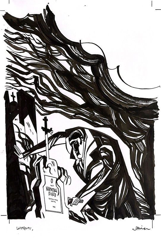 Ilustración de El caso de Charles Dexter Ward, de HP Lovecraft