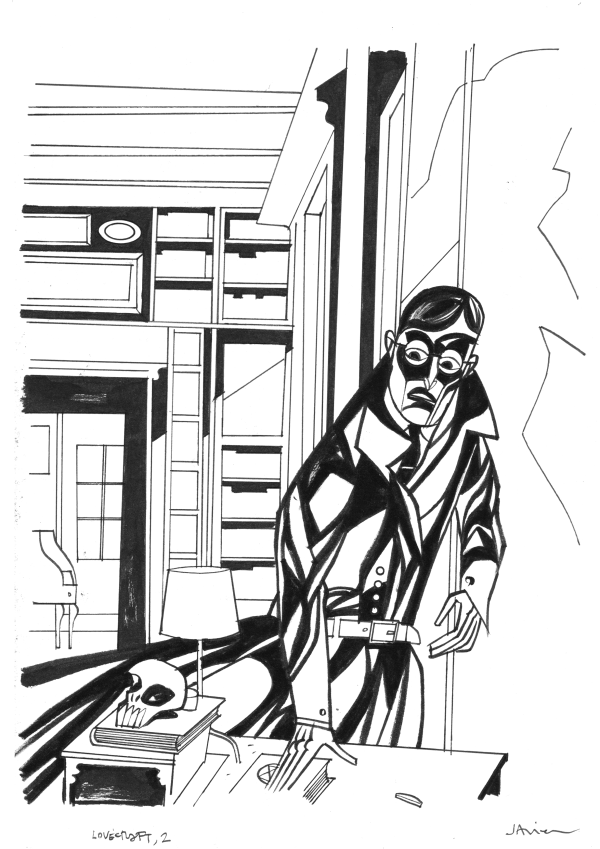LOVECRAFT.webp ILUSTRACIÓN “El Extraño caso de Charles Dexter Ward” de HP Lovecraft