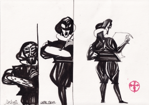 DIBUJOS	“Velazquez” Publicidades de Las Meninas