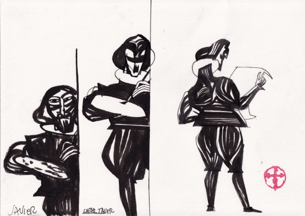 DIBUJOS	“Velazquez” Publicidades de Las Meninas